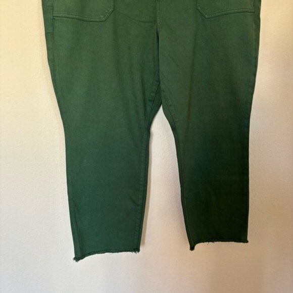 Torrid Size 22 Mom Straight Vintage Stretch High Rise Jean Green NWT - Picture 4 of 7